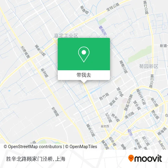 胜辛北路顾家门泾桥地图