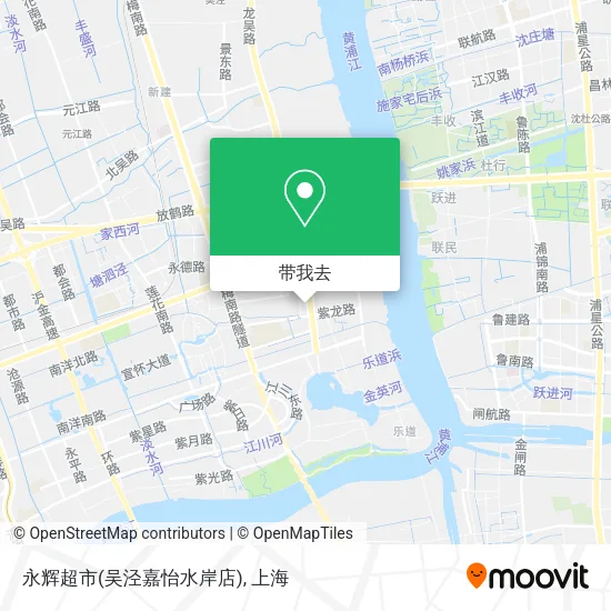 永辉超市(吴泾嘉怡水岸店)地图