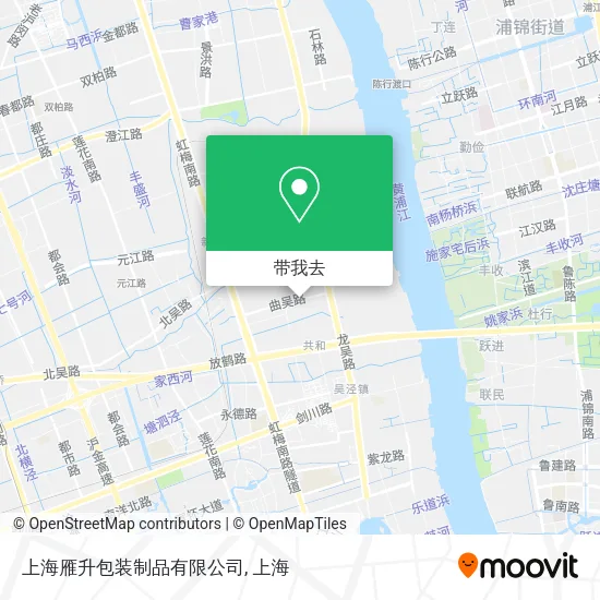 上海雁升包装制品有限公司地图