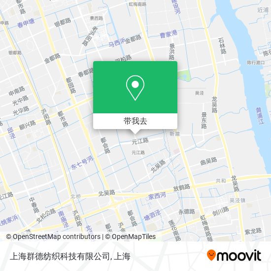 上海群德纺织科技有限公司地图