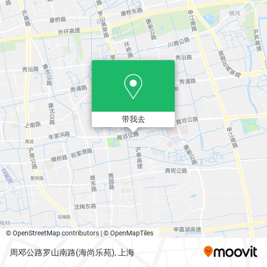 周邓公路罗山南路(海尚乐苑)地图