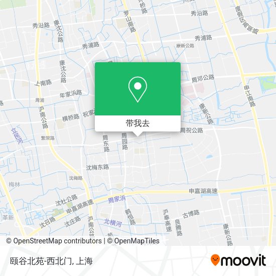 颐谷北苑-西北门地图