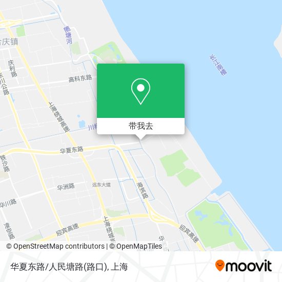 华夏东路/人民塘路(路口)地图