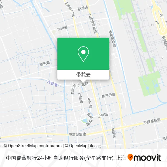 中国储蓄银行24小时自助银行服务(华星路支行)地图