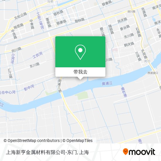 上海新亨金属材料有限公司-东门地图