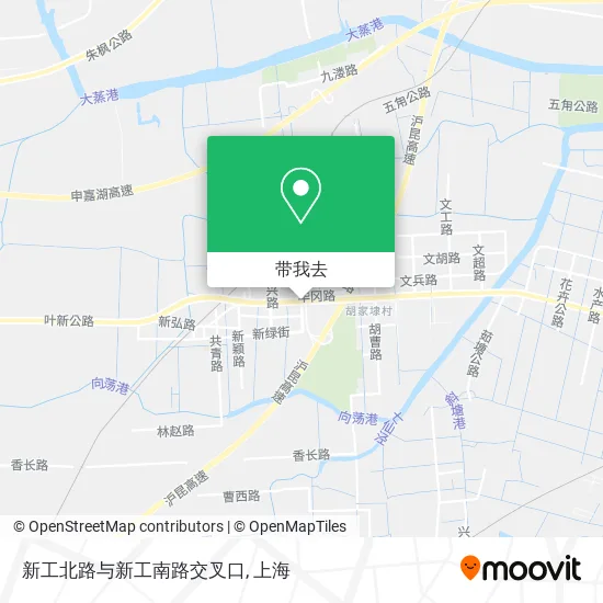 新工北路与新工南路交叉口地图