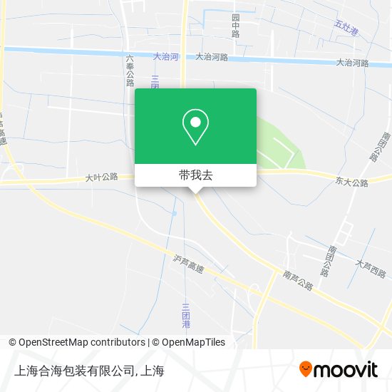 上海合海包装有限公司地图