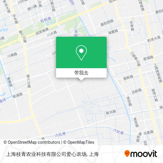 上海枝青农业科技有限公司爱心农场地图
