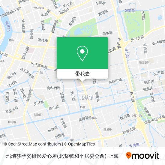 玛瑞莎孕婴摄影爱心屋(北蔡镇和平居委会西)地图