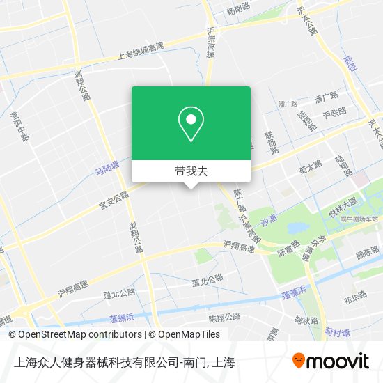 上海众人健身器械科技有限公司-南门地图