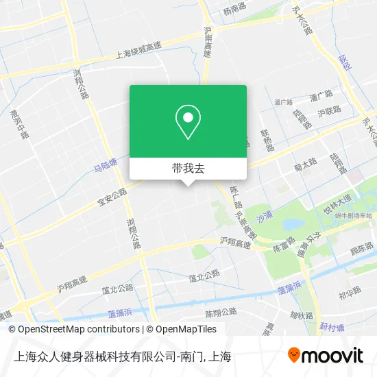 上海众人健身器械科技有限公司-南门地图