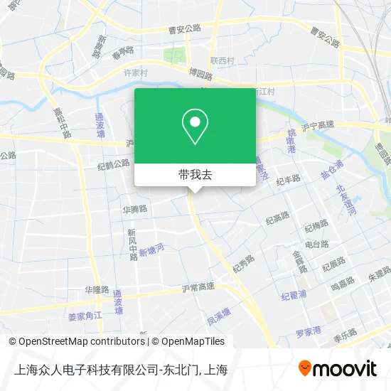 上海众人电子科技有限公司-东北门地图