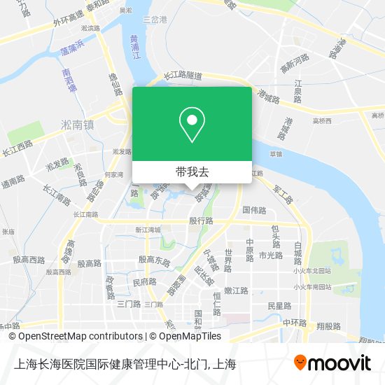 上海长海医院国际健康管理中心-北门地图