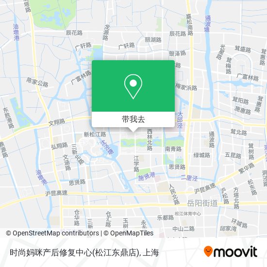 时尚妈咪产后修复中心(松江东鼎店)地图