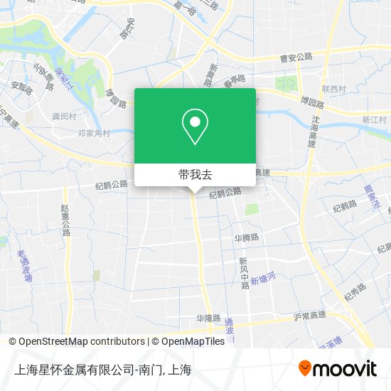 上海星怀金属有限公司-南门地图