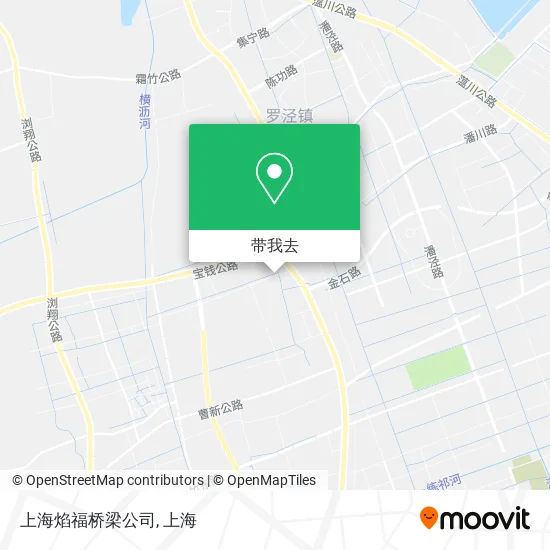 上海焰福桥梁公司地图