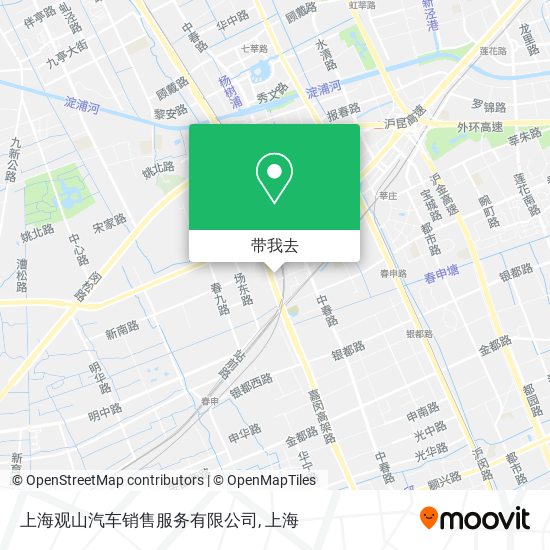 上海观山汽车销售服务有限公司地图
