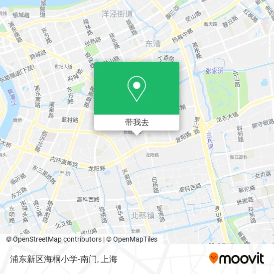 浦东新区海桐小学-南门地图