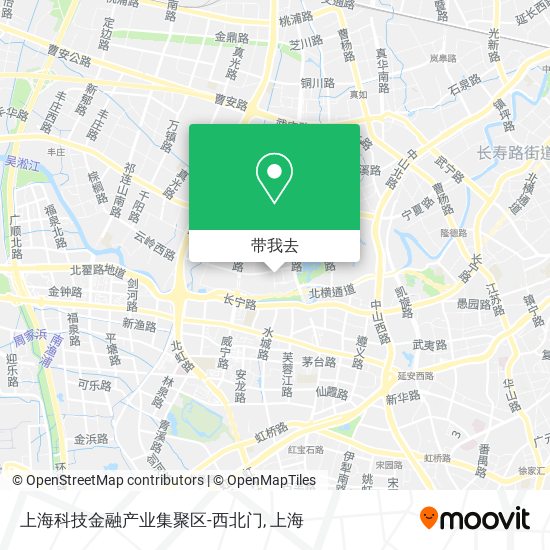 上海科技金融产业集聚区-西北门地图