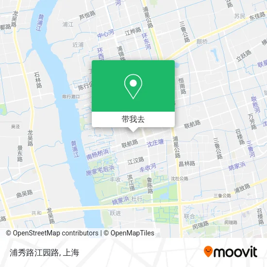 浦秀路江园路地图