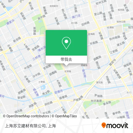 上海苏立建材有限公司地图