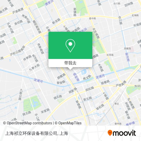 上海祁立环保设备有限公司地图