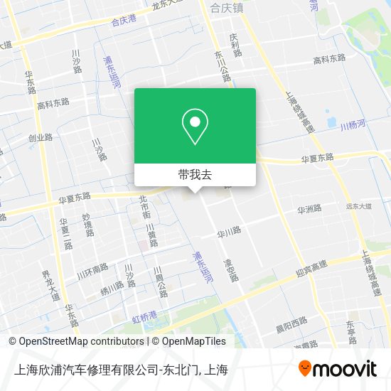 上海欣浦汽车修理有限公司-东北门地图