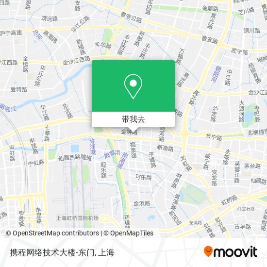 携程网络技术大楼-东门地图