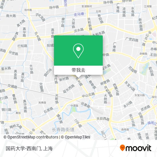 国药大学-西南门地图