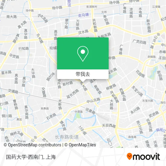 国药大学-西南门地图