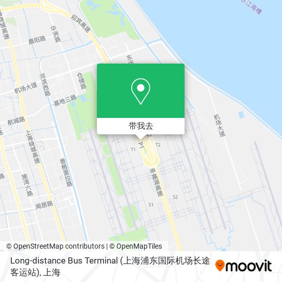 Long-distance Bus Terminal (上海浦东国际机场长途客运站)地图