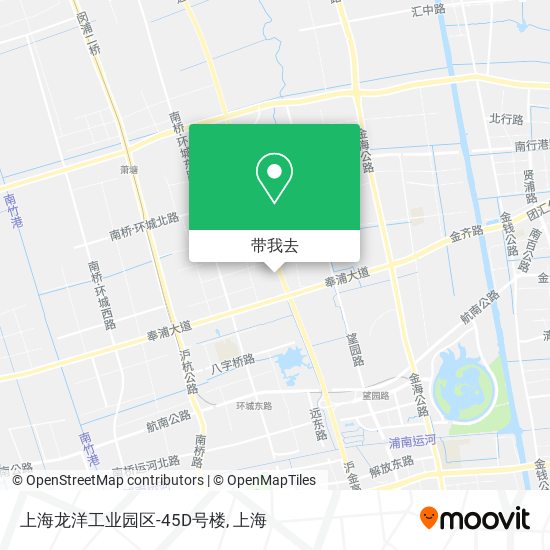 上海龙洋工业园区-45D号楼地图