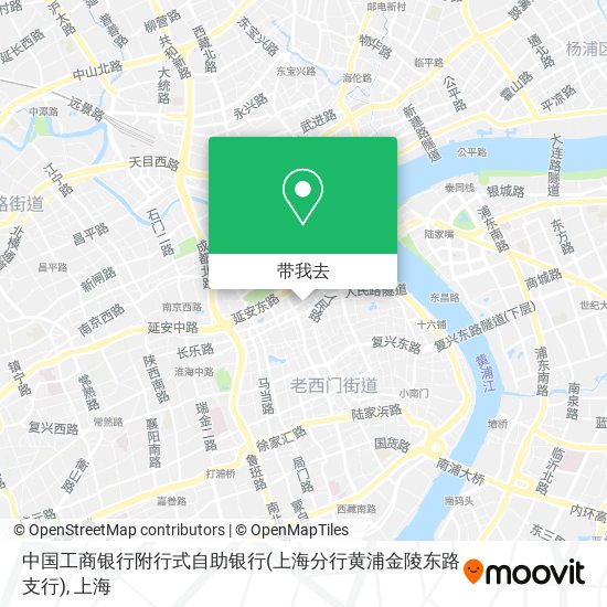 中国工商银行附行式自助银行(上海分行黄浦金陵东路支行)地图