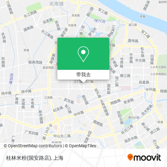 桂林米粉(国安路店)地图