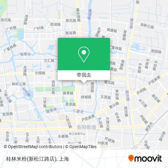 桂林米粉(新松江路店)地图