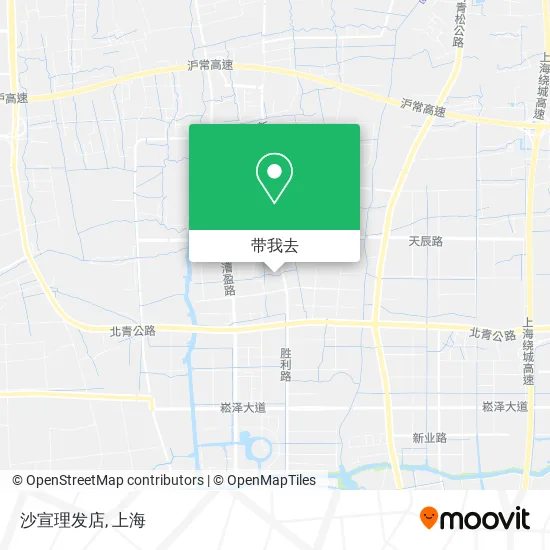 沙宣理发店地图