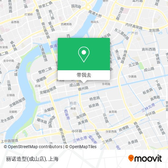 丽诺造型(成山店)地图