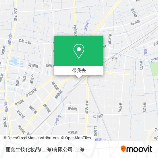 丽鑫生技化妆品(上海)有限公司地图