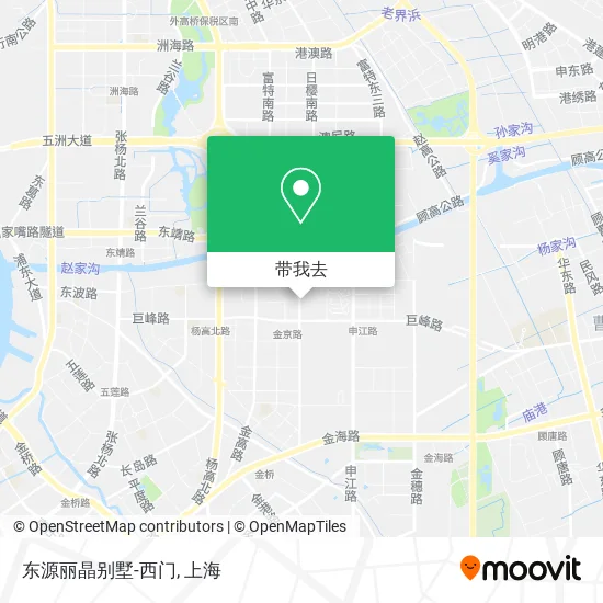 东源丽晶别墅-西门地图