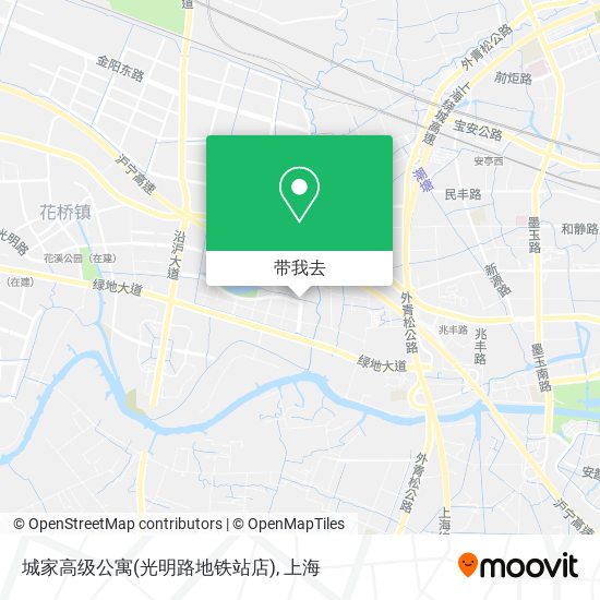 城家高级公寓(光明路地铁站店)地图