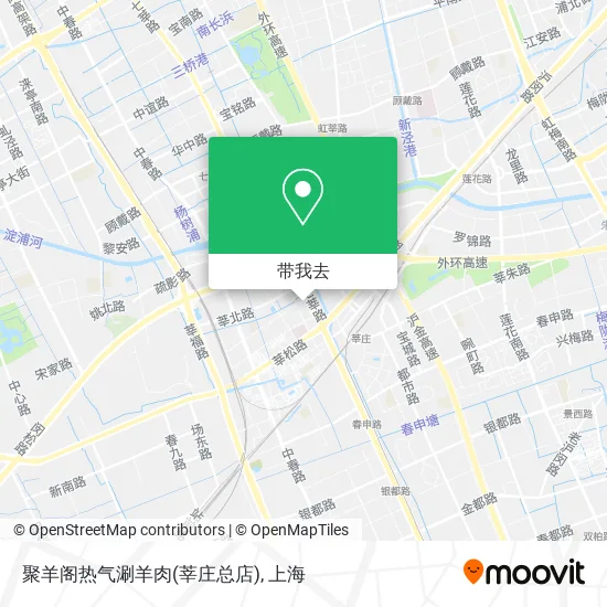 聚羊阁热气涮羊肉(莘庄总店)地图
