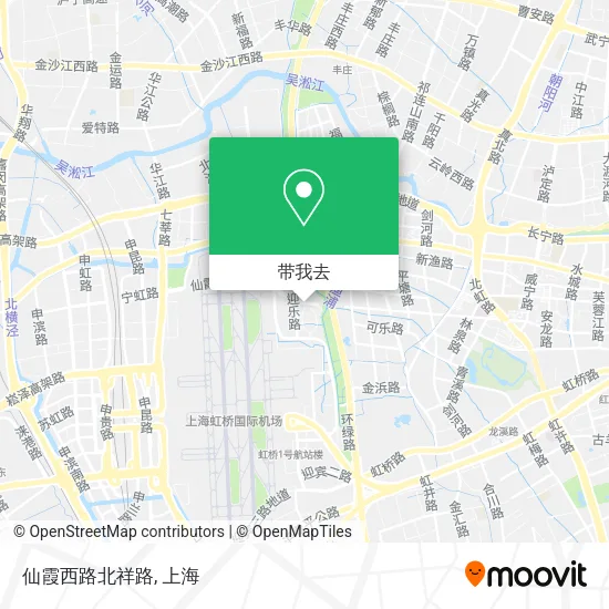 仙霞西路北祥路地图