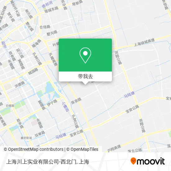 上海川上实业有限公司-西北门地图