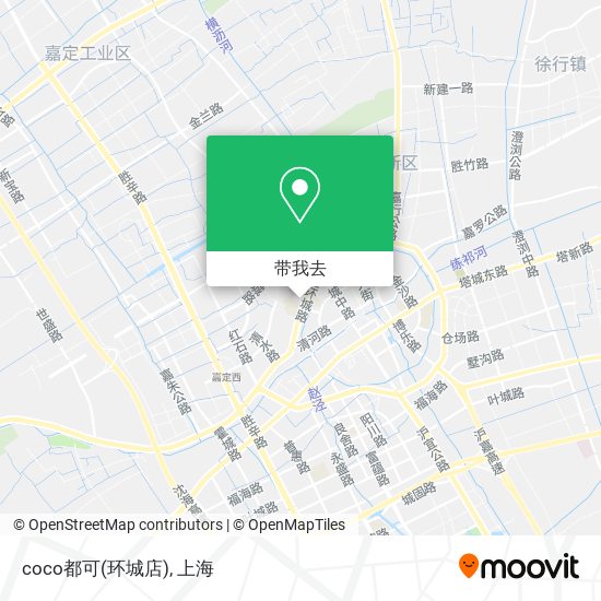 coco都可(环城店)地图