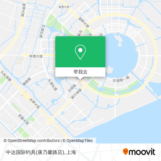 中达国际钓具(康乃馨路店)地图