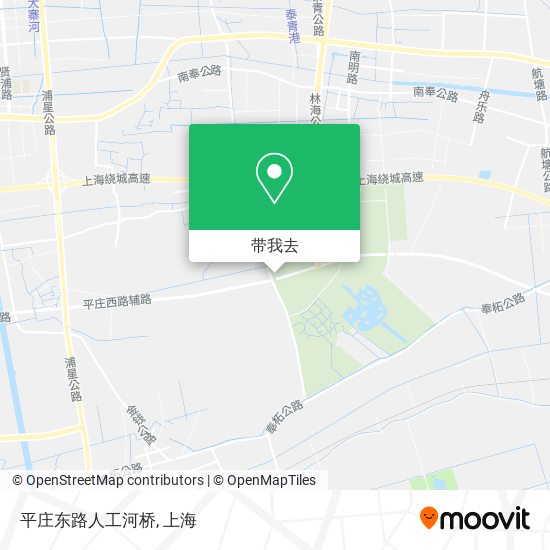 平庄东路人工河桥地图
