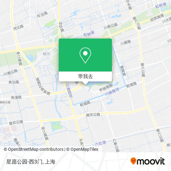 星愿公园-西3门地图