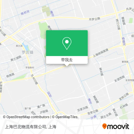 上海巴北物流有限公司地图