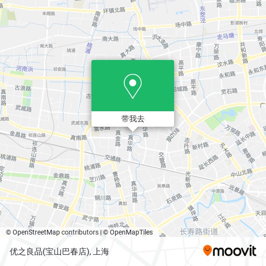 优之良品(宝山巴春店)地图