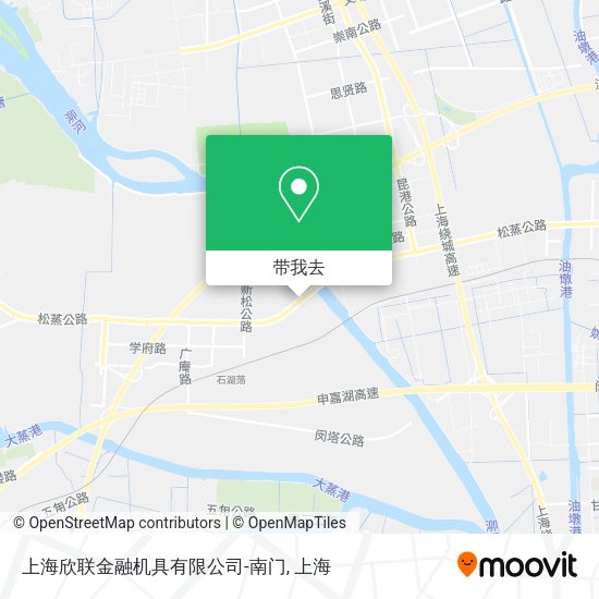 上海欣联金融机具有限公司-南门地图